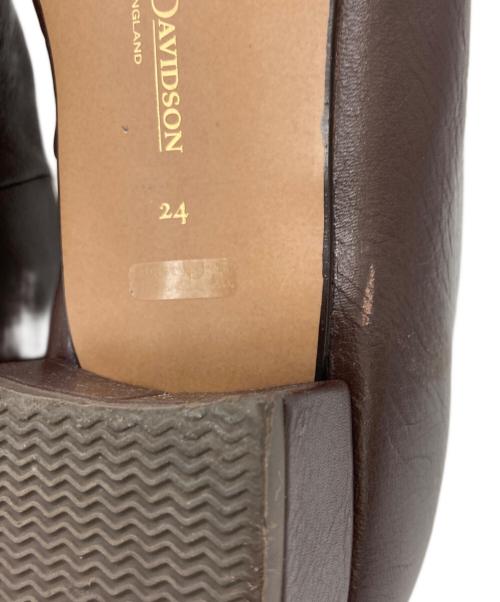 J&M DAVIDSON（ジェイ＆エム デヴィッドソン）J&M DAVIDSON (ジェイ＆エム デヴィッドソン) ホースビットローファー ブラウン サイズ:	SIZE 24cmの古着・服飾アイテム