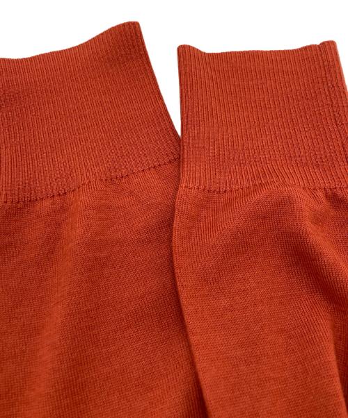 TORY BURCH（トリーバーチ）TORY BURCH (トリーバーチ) ロゴボタンカーディガン レッド サイズ:SIZE Mの古着・服飾アイテム