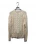 POLO RALPH LAUREN (ポロ・ラルフローレン) ケーブルニットカーディガン アイボリー サイズ:	SIZE S：7000円
