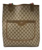 GUCCIグッチ）の古着「GGスプリームトートバッグ」｜ベージュ