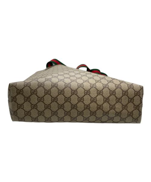 GUCCI（グッチ）GUCCI (グッチ) GGスプリームトートバッグ ベージュの古着・服飾アイテム