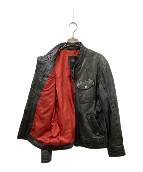 HARLEY-DAVIDSON（ハーレーダビッドソン）HARLEY-DAVIDSON (ハーレーダビッドソン) レザージャケット ブラック サイズ:	SIZE Mの古着・服飾アイテム