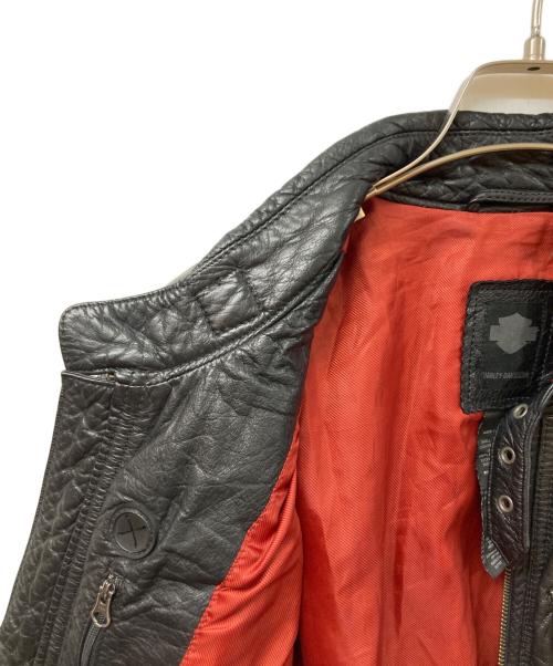 HARLEY-DAVIDSON（ハーレーダビッドソン）HARLEY-DAVIDSON (ハーレーダビッドソン) レザージャケット ブラック サイズ:	SIZE Mの古着・服飾アイテム