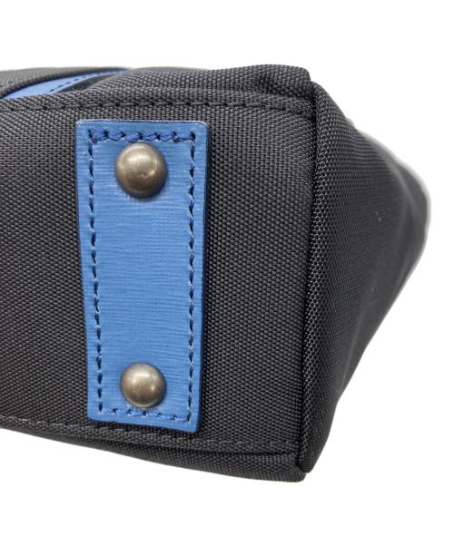 LANVIN en Bleu（ランバンオンブルー）LANVIN en Bleu (ランバンオンブルー) ドロップ ドライビングトートバッグ ネイビーの古着・服飾アイテム