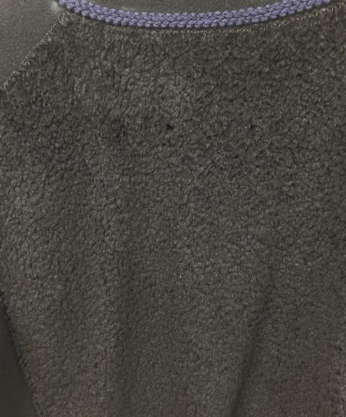 MUVEIL（ミュベール）MUVEIL (ミュベール) 裏毛ボアブルゾン ブラック サイズ:	SIZE 38の古着・服飾アイテム