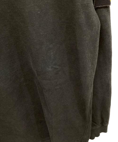STONE ISLAND（ストーンアイランド）STONE ISLAND (ストーンアイランド) ヘビーウェイトコットンクルーネックL/Sカットソー ブラック サイズ:	SIZE Mの古着・服飾アイテム