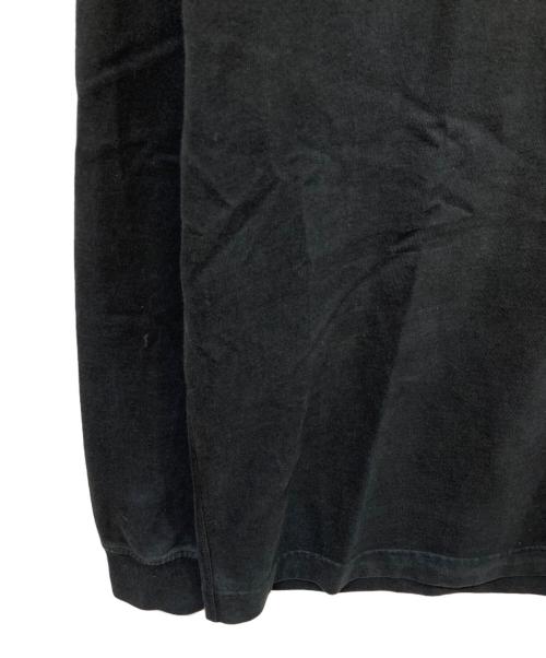 STONE ISLAND（ストーンアイランド）STONE ISLAND (ストーンアイランド) ヘビーウェイトコットンクルーネックL/Sカットソー ブラック サイズ:	SIZE Mの古着・服飾アイテム