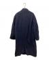 anuke (アンヌーク) Collarless Cocoon Coat ネイビー サイズ:	SIZE 38：15000円
