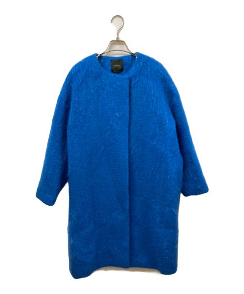 Spick and Span（スピック＆スパン）Spick and Span (スピック＆スパン) シャギーコクーンコート ブルー サイズ:実寸をご確認くださいの古着・服飾アイテム