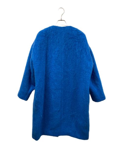 Spick and Span（スピック＆スパン）Spick and Span (スピック＆スパン) シャギーコクーンコート ブルー サイズ:実寸をご確認くださいの古着・服飾アイテム