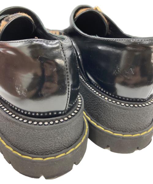 N°21（ヌメロヴェントゥーノ）N°21 (ヌメロヴェントゥーノ) レザーシューズ ブラック サイズ:	SIZE 38の古着・服飾アイテム