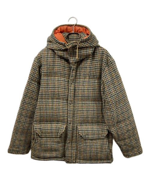 THE NORTHFACE PURPLELABEL（ザ・ノースフェイス パープルレーベル）THE NORTHFACE PURPLELABEL (ザ・ノースフェイス パープルレーベル) Harris Tweed (ハリスツイード) ダウンジャケット ベージュ サイズ:	SIZE Sの古着・服飾アイテム