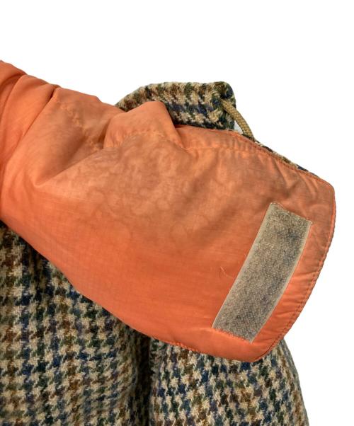 THE NORTHFACE PURPLELABEL（ザ・ノースフェイス パープルレーベル）THE NORTHFACE PURPLELABEL (ザ・ノースフェイス パープルレーベル) Harris Tweed (ハリスツイード) ダウンジャケット ベージュ サイズ:	SIZE Sの古着・服飾アイテム