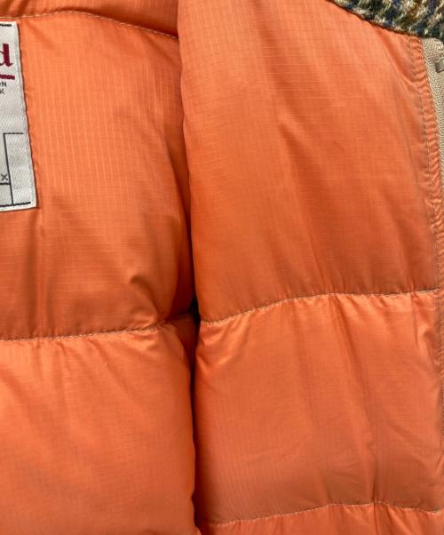 THE NORTHFACE PURPLELABEL（ザ・ノースフェイス パープルレーベル）THE NORTHFACE PURPLELABEL (ザ・ノースフェイス パープルレーベル) Harris Tweed (ハリスツイード) ダウンジャケット ベージュ サイズ:	SIZE Sの古着・服飾アイテム