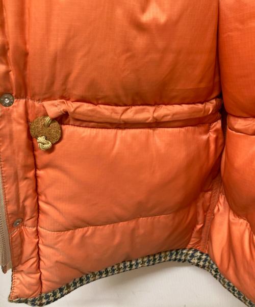 THE NORTHFACE PURPLELABEL（ザ・ノースフェイス パープルレーベル）THE NORTHFACE PURPLELABEL (ザ・ノースフェイス パープルレーベル) Harris Tweed (ハリスツイード) ダウンジャケット ベージュ サイズ:	SIZE Sの古着・服飾アイテム