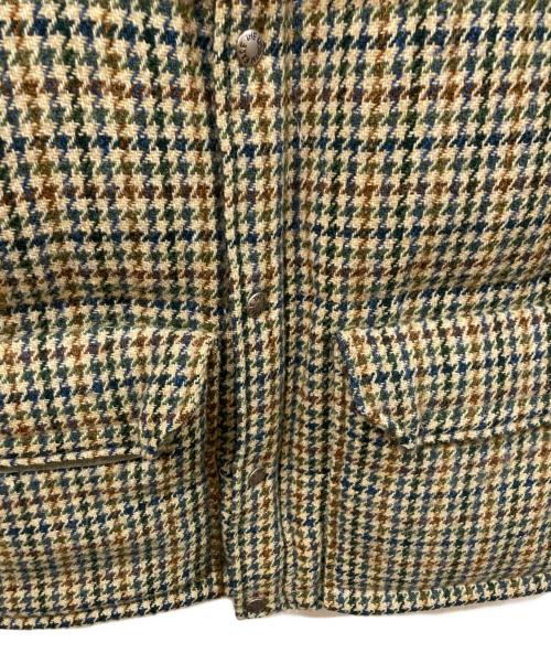 THE NORTHFACE PURPLELABEL（ザ・ノースフェイス パープルレーベル）THE NORTHFACE PURPLELABEL (ザ・ノースフェイス パープルレーベル) Harris Tweed (ハリスツイード) ダウンジャケット ベージュ サイズ:	SIZE Sの古着・服飾アイテム