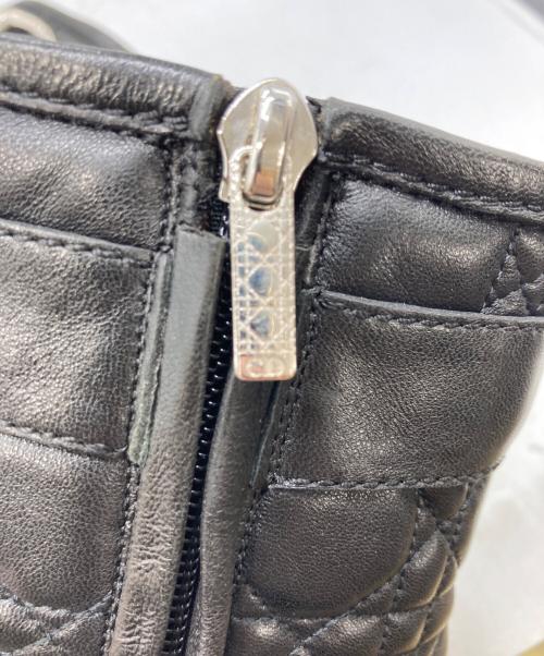 Christian Dior（クリスチャン ディオール）Christian Dior (クリスチャン ディオール) カナージュ サイドジップブーツ ブラウン サイズ:	SIZE 36 1/2の古着・服飾アイテム