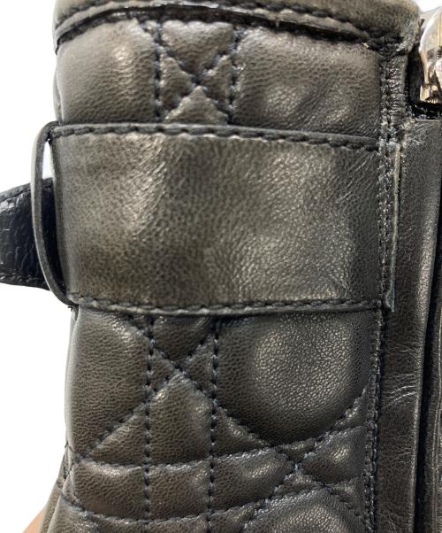 Christian Dior（クリスチャン ディオール）Christian Dior (クリスチャン ディオール) カナージュ サイドジップブーツ ブラウン サイズ:	SIZE 36 1/2の古着・服飾アイテム