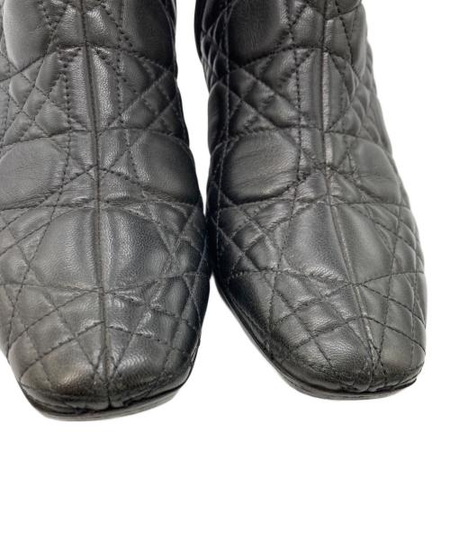 Christian Dior（クリスチャン ディオール）Christian Dior (クリスチャン ディオール) カナージュ サイドジップブーツ ブラウン サイズ:	SIZE 36 1/2の古着・服飾アイテム