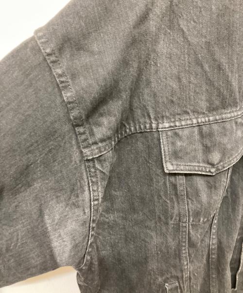 juha（ユハ）juha (ユハ) オーバーサイズデニムジャケット ブラック サイズ:	SIZE 2の古着・服飾アイテム