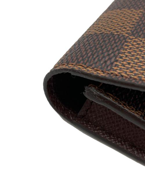 LOUIS VUITTON（ルイ ヴィトン）LOUIS VUITTON (ルイ ヴィトン) アンヴェロップ・カルト・ドゥ・ヴィジット/名刺入れ ブラウンの古着・服飾アイテム