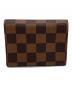 LOUIS VUITTON (ルイ ヴィトン) アンヴェロップ・カルト・ドゥ・ヴィジット/名刺入れ ブラウン：25000円