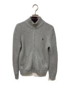 POLO RALPH LAURENポロ・ラルフローレン）の古着「ジップニット」｜グレー