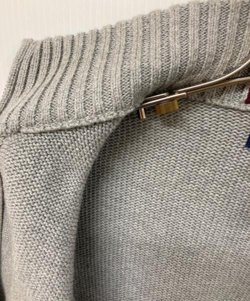 POLO RALPH LAUREN（ポロ・ラルフローレン）POLO RALPH LAUREN (ポロ・ラルフローレン) ジップニット グレー サイズ:	SIZE Mの古着・服飾アイテム