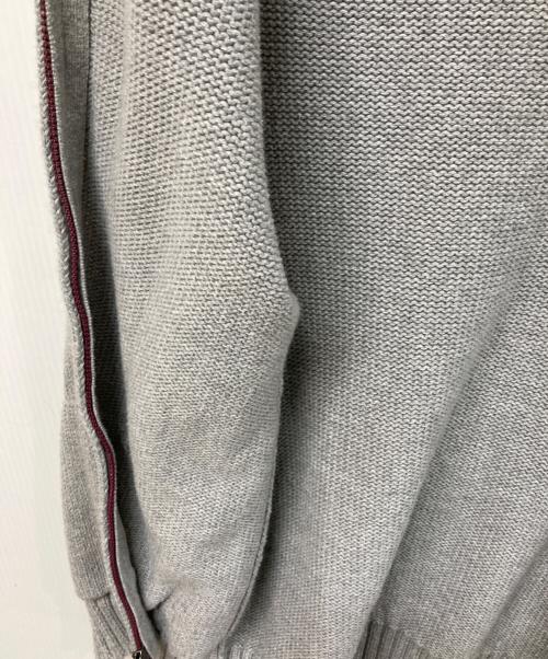POLO RALPH LAUREN（ポロ・ラルフローレン）POLO RALPH LAUREN (ポロ・ラルフローレン) ジップニット グレー サイズ:	SIZE Mの古着・服飾アイテム