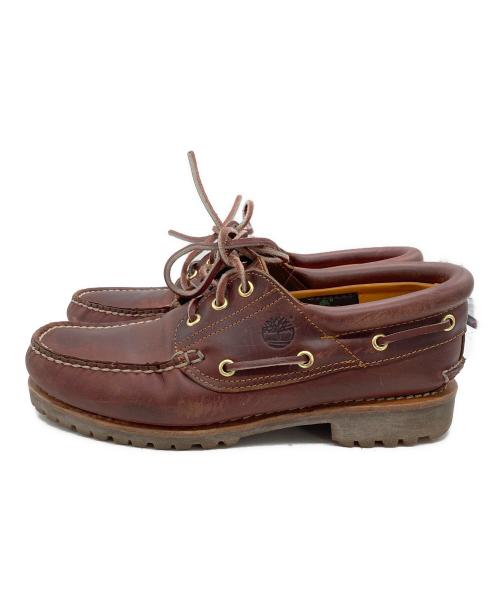 Timberland（ティンバーランド）Timberland (ティンバーランド) 3-EYE BOAT SHOE BURGUNDY ブラウン サイズ:SIZE 25.5cmの古着・服飾アイテム