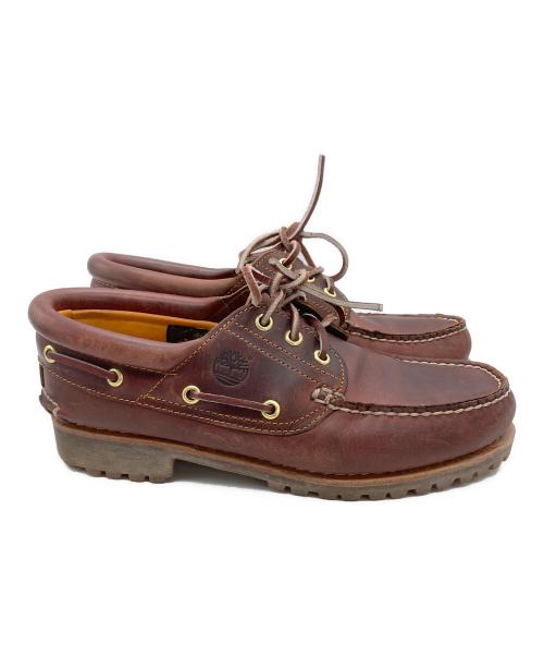 Timberland（ティンバーランド）Timberland (ティンバーランド) 3-EYE BOAT SHOE BURGUNDY ブラウン サイズ:SIZE 25.5cmの古着・服飾アイテム