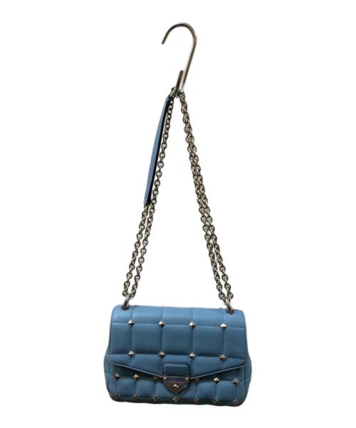 MICHAEL KORS（マイケルコース）MICHAEL KORS (マイケルコース) チェーンショルダーバッグ ネイビー サイズ:不明の古着・服飾アイテム