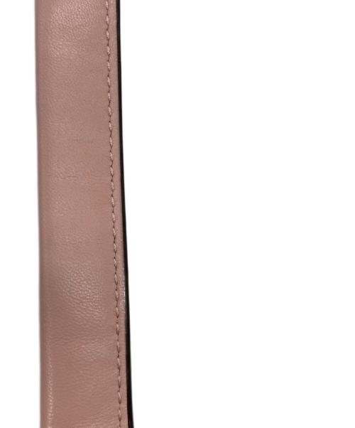 MICHAEL KORS（マイケルコース）MICHAEL KORS (マイケルコース) ラージ キルティングレザー ショルダーバッグ ピンク サイズ:不明の古着・服飾アイテム