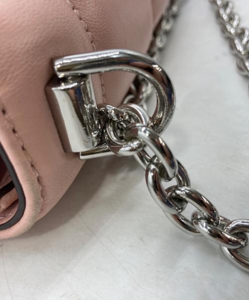 MICHAEL KORS（マイケルコース）MICHAEL KORS (マイケルコース) ラージ キルティングレザー ショルダーバッグ ピンク サイズ:不明の古着・服飾アイテム