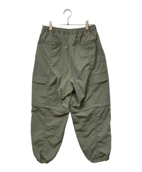 KYUEN（キュウエン）KYUEN (キュウエン) 3-LAYER CONVERTIBLE WIDE PANTS カーキ サイズ:SIZE 1の古着・服飾アイテム