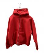 BEAMSビームス）の古着「FullFaceZipHoodie」｜レッド
