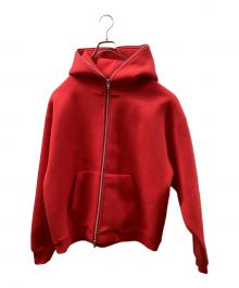 BEAMS（ビームス）の古着「FullFaceZipHoodie」｜レッド