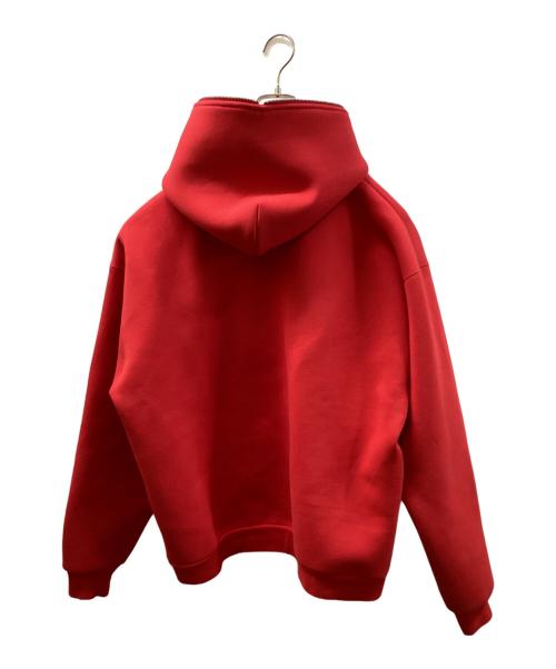 BEAMS（ビームス）BEAMS (ビームス) FullFaceZipHoodie レッド サイズ:SIZE Lの古着・服飾アイテム