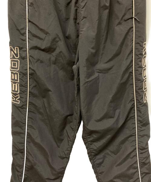 KEBOZ（ケボズ）KEBOZ (ケボズ) SUPPLEX NYLON TRACK PANTS ブラック サイズ:	SIZE Mの古着・服飾アイテム