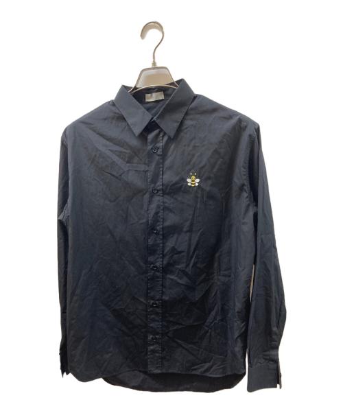Dior（ディオール）Dior (ディオール) KAWS (カウズ) Bee mbroidered Shirt ブラック サイズ:SIZE 37の古着・服飾アイテム