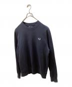FRED PERRYフレッドペリー）の古着「Crew Neck Sweatshirt」｜ネイビー