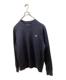 FRED PERRY（フレッドペリー）の古着「Crew Neck Sweatshirt」｜ネイビー
