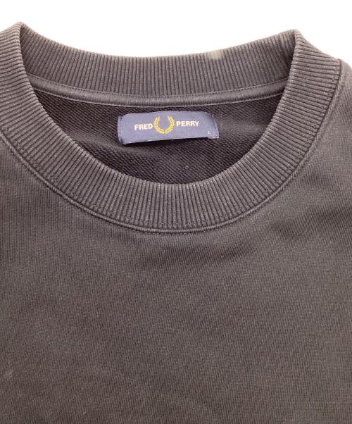 FRED PERRY（フレッドペリー）FRED PERRY (フレッドペリー) Crew Neck Sweatshirt ネイビー サイズ:SIZE Lの古着・服飾アイテム