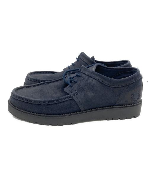 FRED PERRY（フレッドペリー）FRED PERRY (フレッドペリー) Kenney Low Waxed Suede ネイビー サイズ:SIZE UK9の古着・服飾アイテム