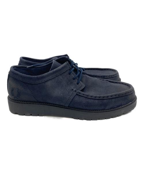 FRED PERRY（フレッドペリー）FRED PERRY (フレッドペリー) Kenney Low Waxed Suede ネイビー サイズ:SIZE UK9の古着・服飾アイテム