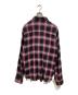 AMIRI (アミリ) カットオフネルシャツ レッド サイズ:SIZE S：18000円
