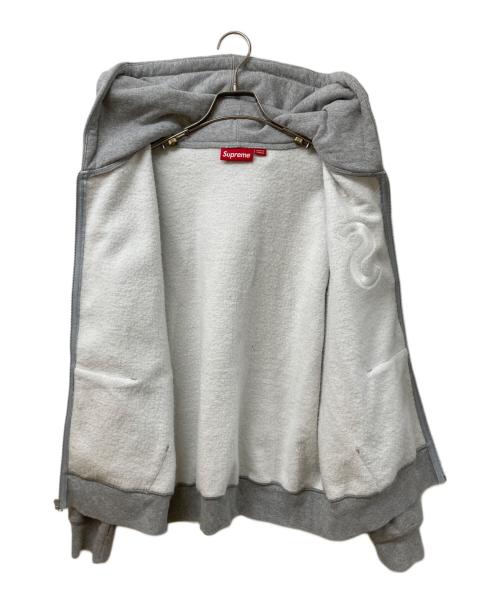 SUPREME（シュプリーム）Supreme (シュプリーム) S Logo Zip Up Hooded Sweatshirt グレー サイズ:	SIZE Mの古着・服飾アイテム