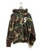 SUPREMEシュプリーム）の古着「S Logo Zip Up Hooded Sweatshirt」｜カモフラ