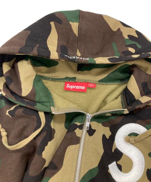 SUPREME（シュプリーム）SUPREME (シュプリーム) S Logo Zip Up Hooded Sweatshirt カモフラ サイズ:SIZE Lの古着・服飾アイテム