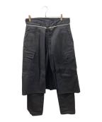 ）の古着「SKIRT TROUSERS」｜ブラック